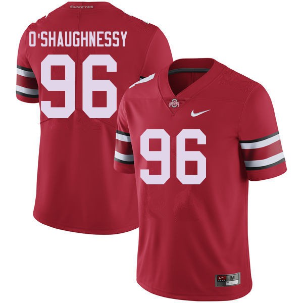 Ohio State Buckeyes #96 Michael O'Shaughnessy Men Alumni Jersey Red OSU18346